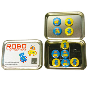 robo on-the-go tic tac toe set