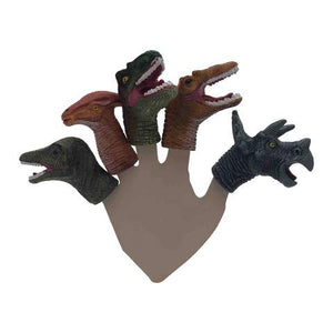 dinosaur finger puppets set