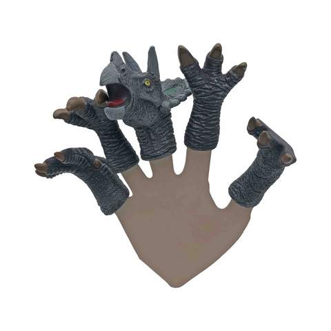 dinosaur finger puppets set